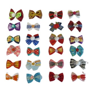Mašle textil mix york 4cm se sponou Tatrapet AKCE
